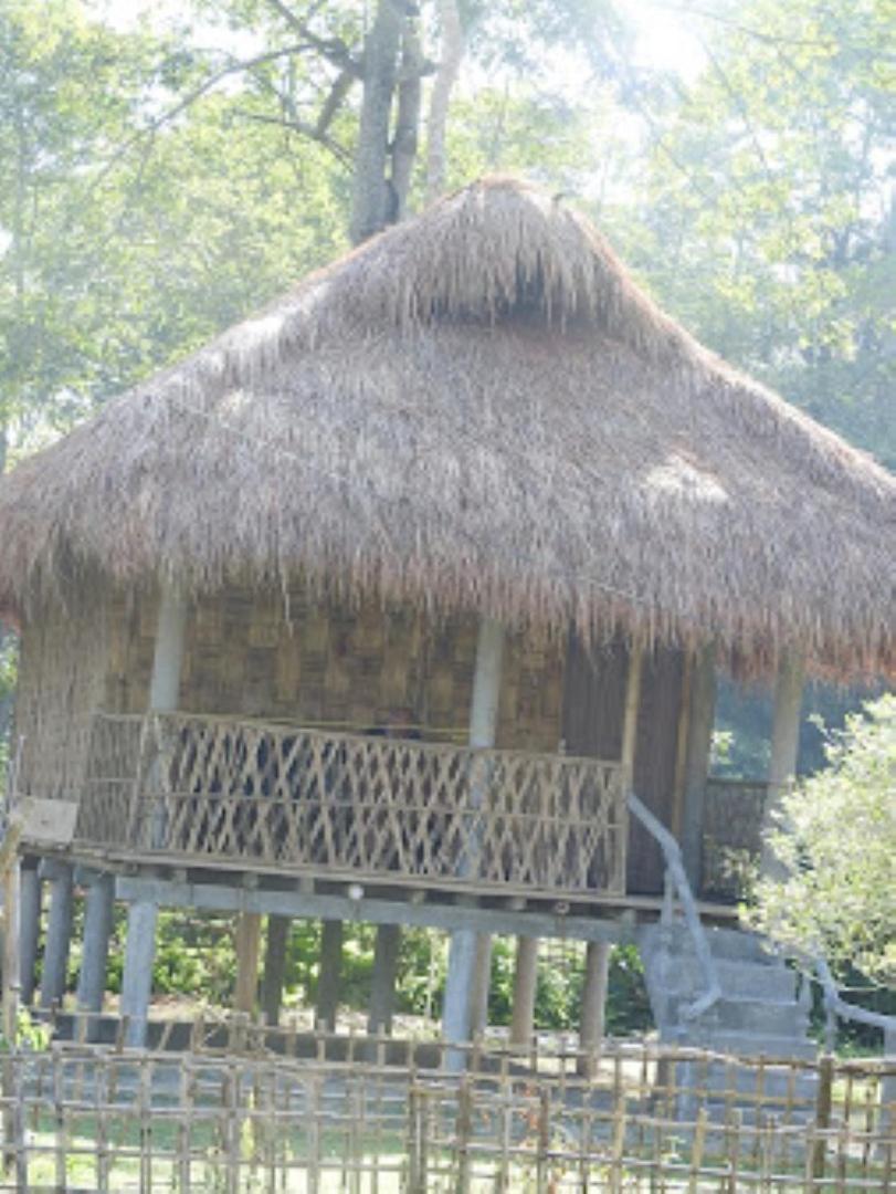 Ayang Okum River Bank Bamboo Cottage Kaibortta Gaon Nagargaon Esterno foto